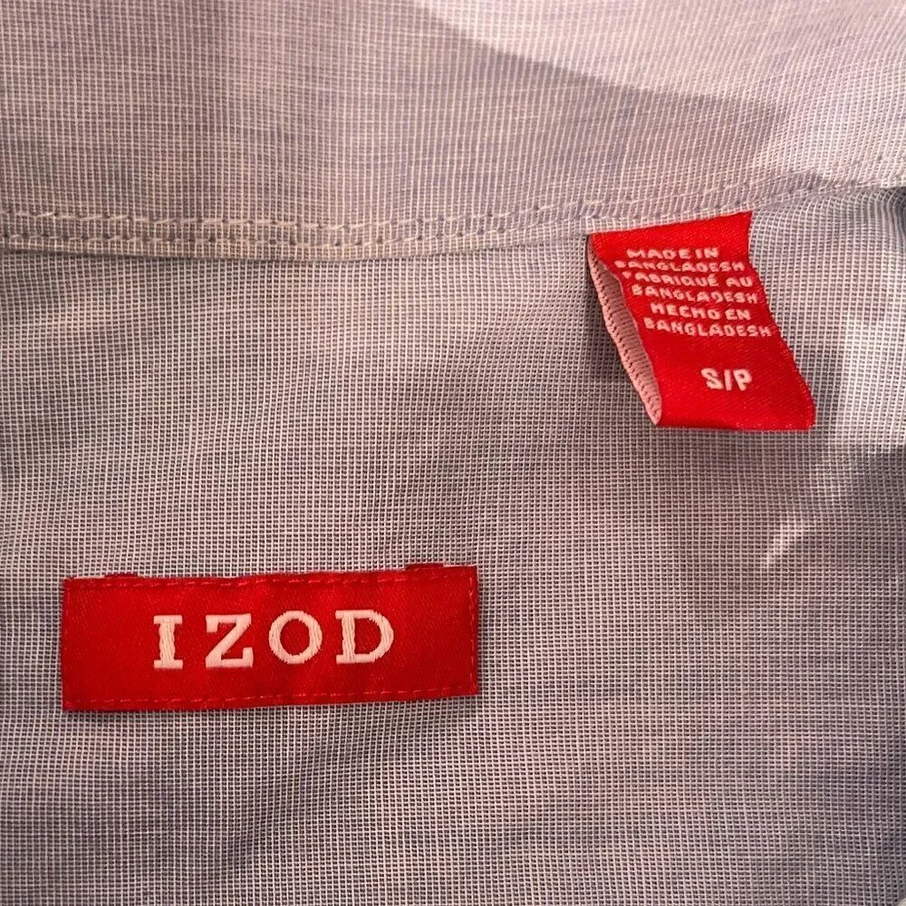IZOD PERFORMANCE COMFORT PLAID BUTTON DOWN SHIRT- SP - Picture 4 of 8